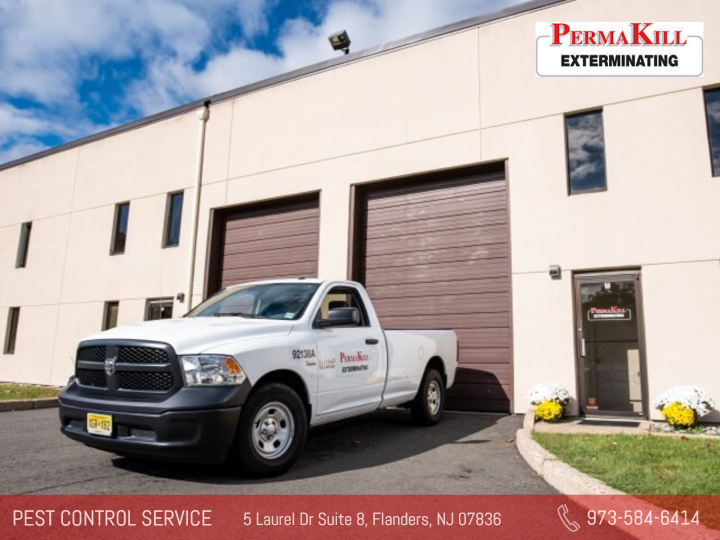 professional pest control truck permakill exterminating